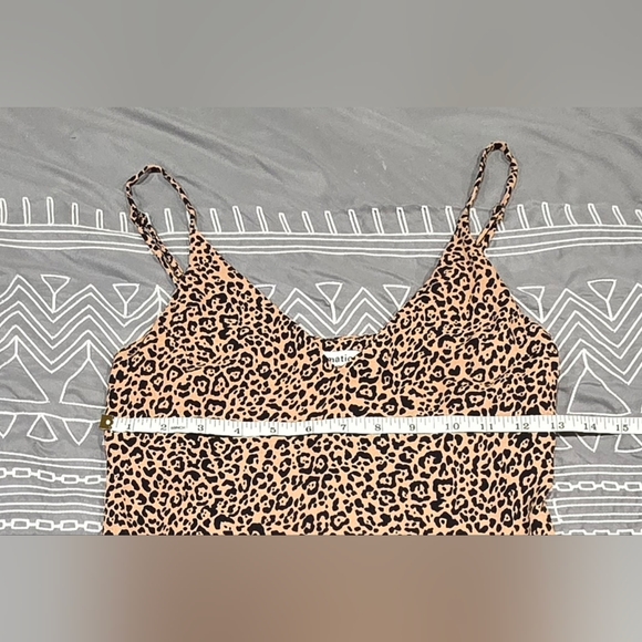 SOLD!!!!  Reformation Marlowe Mini Cheetah Print Dress Size XS - Picture 3 of 7